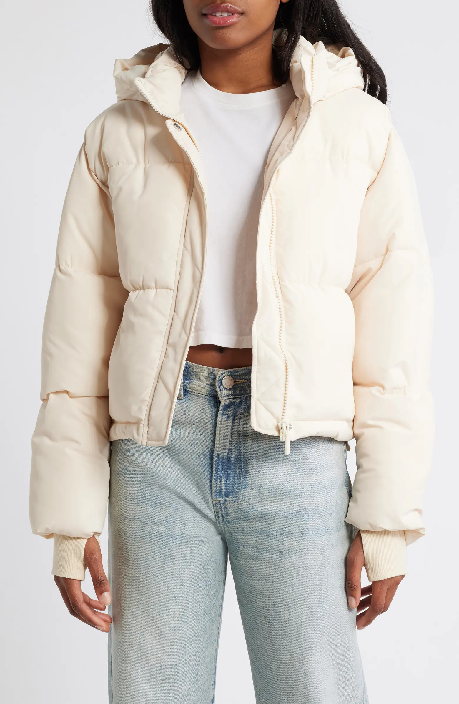 Florence by Mills Hooded Short Puffer Jacket | Nordstrom | Nordstrom