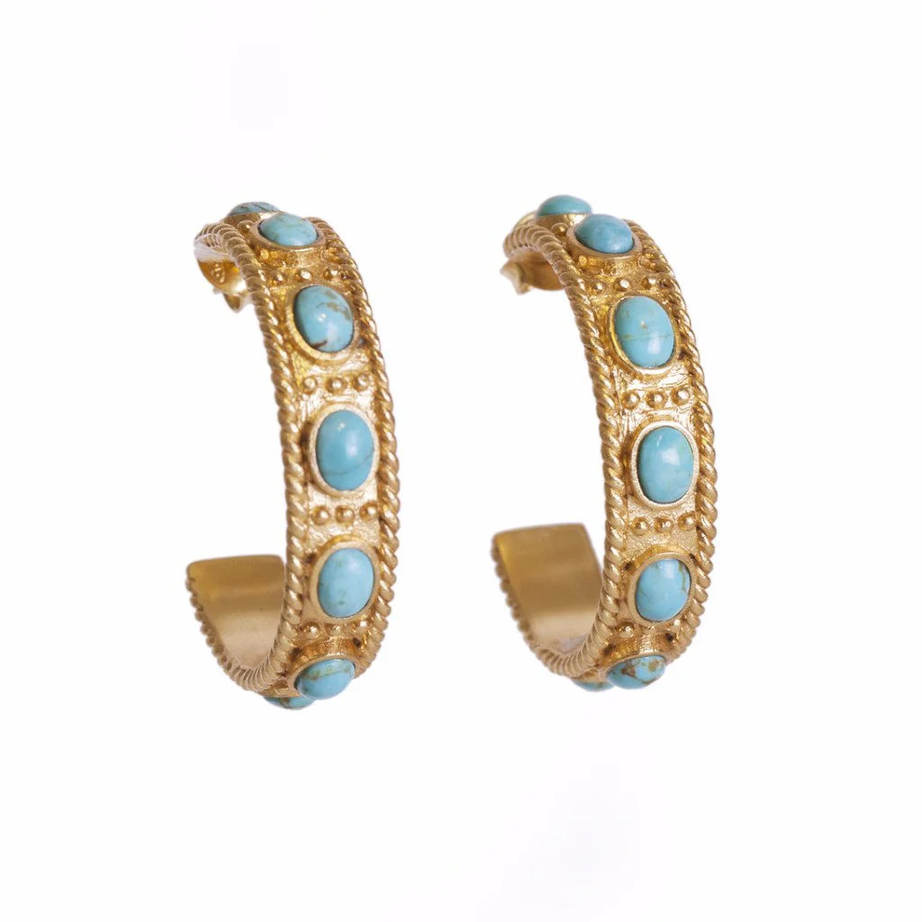 Gold Hoop Earrings | Earrings for Women | Christina Greene Jewelry | Christina Greene 