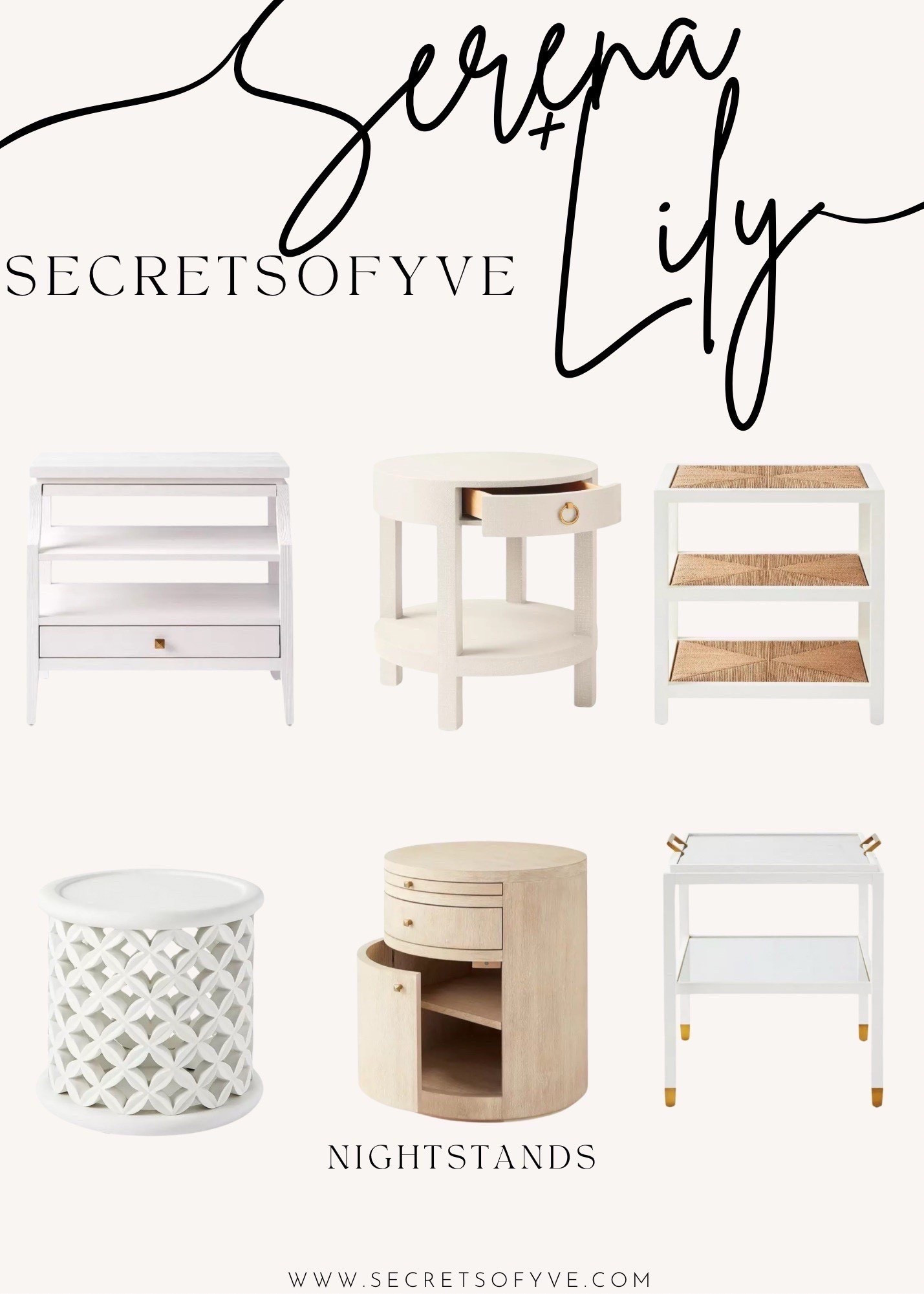 Secretsofyve: Gorgeous nightstands that are functional home decor! @serena&lily
#Secretsofyve #ltkgiftguide
Always humbled & thankful to have you here.. New posts daily at 3pm &4:15pm EST. 
CEO: PATESI Global & PATESIfoundation.org
 @secretsofyve : where beautiful meets practical, comfy meets style, affordable meets glam with a splash of splurge every now and then. I do LOVE a good sale and combining codes! #ltkstyletip #ltksalealert #ltku secretsofyve 

#LTKBaby #LTKSeasonal #LTKHome