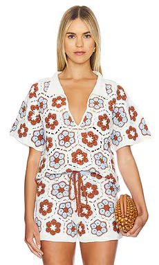MINKPINK Dawn Shirt in Brown & Print from Revolve.com | Revolve Clothing (Global)
