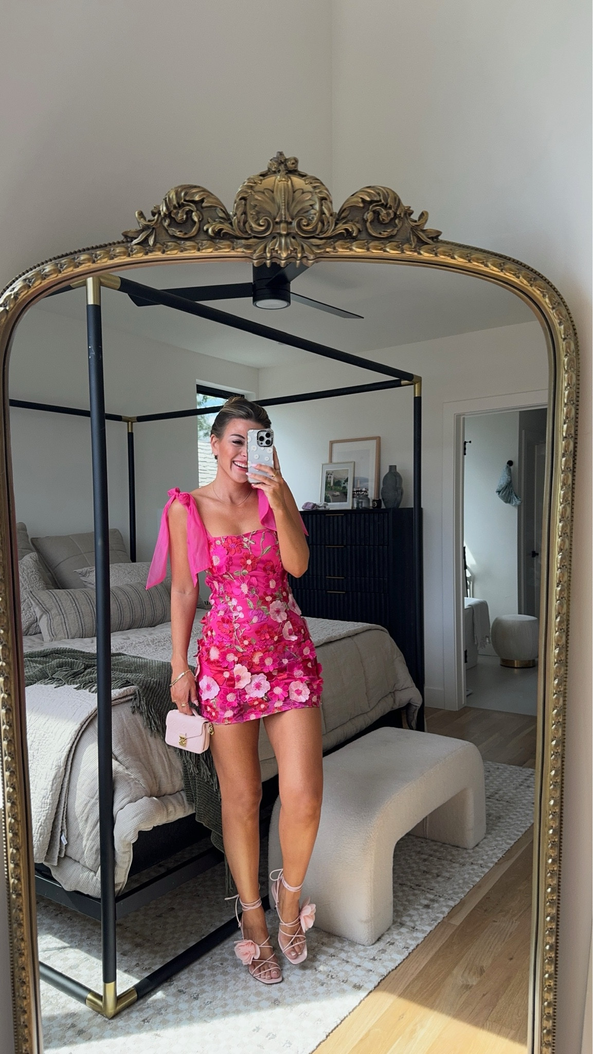 Cocktail floral pink tie shoulder falling guest dress form lulus formal event mini dress

Wearing my usual small/2

#LTKSeasonal #LTKFindsUnder50 #LTKWedding