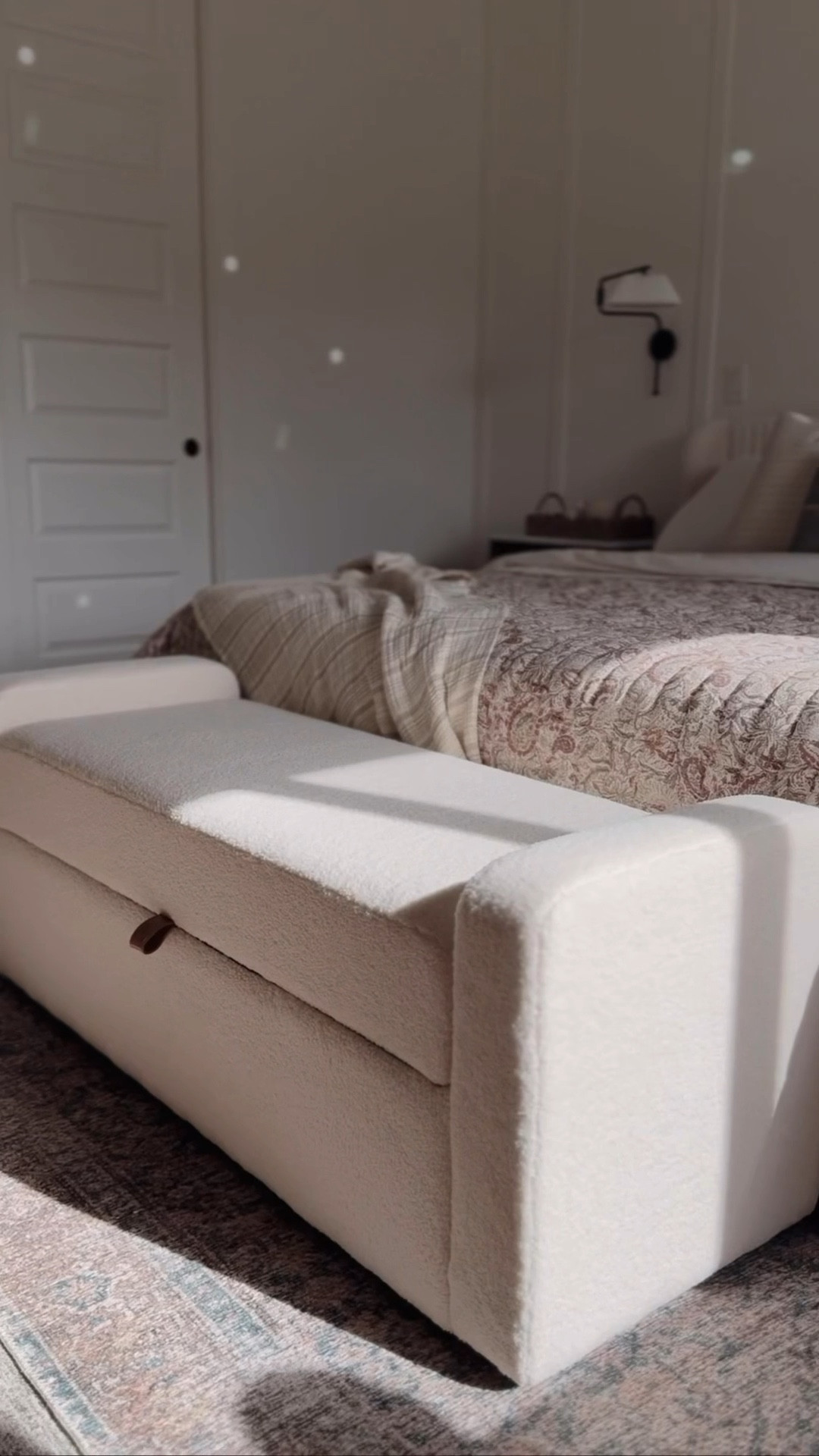 My viral boucle walmart storage bench is back in stock! Affordable, gorgeous, and functional! 

#LTKHome #LTKSummerSales #LTKSaleAlert