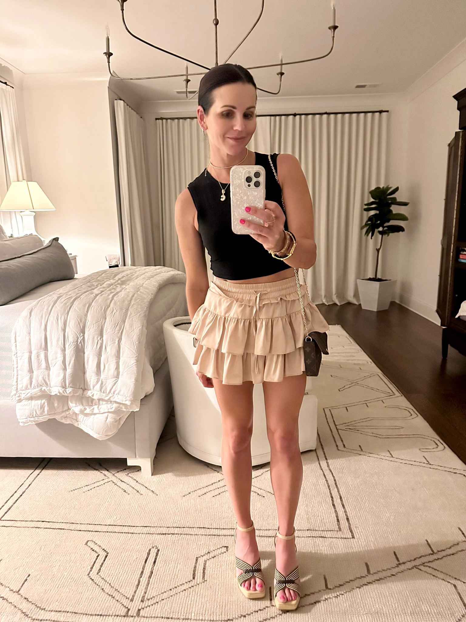 Hi I wanted to introduce myself to any new followers: my name is Cecilia and I love clothes and fashion! I’m a mom of 3 girls. I’m passionate about fitness, fashion, and female comradery. Big things are coming up for me and I’m excited to share with y’all! 🤍
Love this date night look or drinks with the girls! 
#bekind #girlgang #fitness #mentalhealth #loveyourself 
#fashion #LTK 

#LTKstyletip #LTKover40 #LTKbeauty
