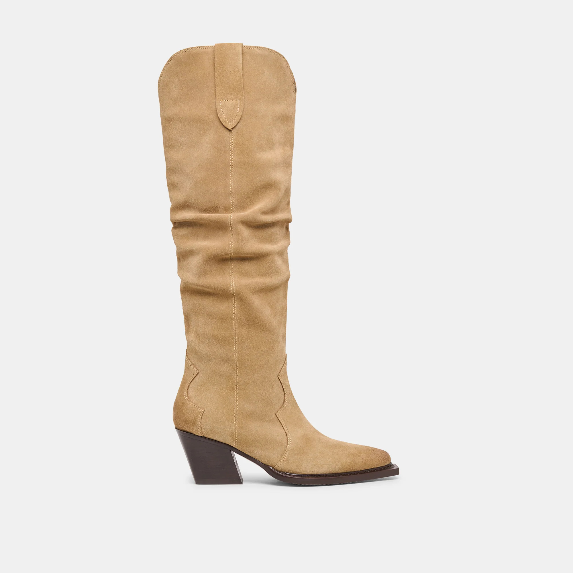 Buckly Camel Suede Boots | Dolce Vita | DolceVita.com