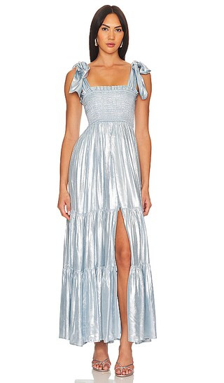 Jade Maxi Dress in Torine Tender Bleu | Revolve Clothing (Global)