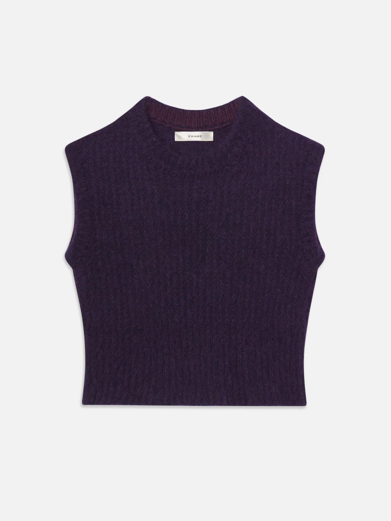 THE PLUSH VEST ROYAL PURPLE | Frame Denim