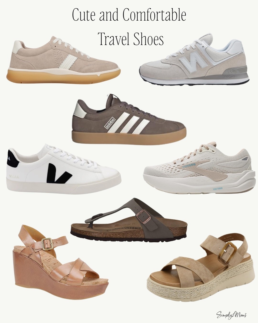 Cute and comfortable travel shoes for your next trip. From everyday sneakers and walking shoes to sandals that can be dressed up, these are versatile options for packing light and staying comfortable while traveling.

#LTKTravel #LTKOver40