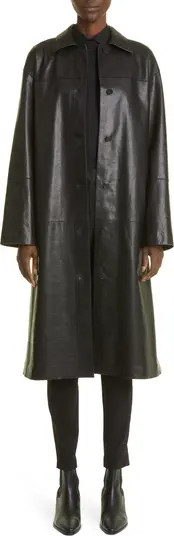 Women's Prescott Lambskin Leather Trench Coat | Nordstrom