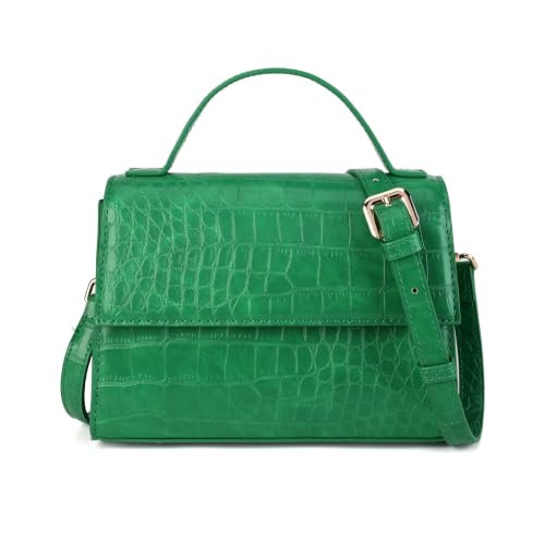 Gladdon Small Crossbody Purse for Womens Trendy Top Handle Shoulder Bags Green A | Amazon (US)