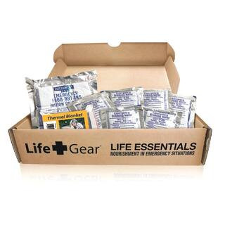Life Essentials -Emergency Survival Kit - 72 Hours of Food and Water and Thermal Blanket | The Home Depot