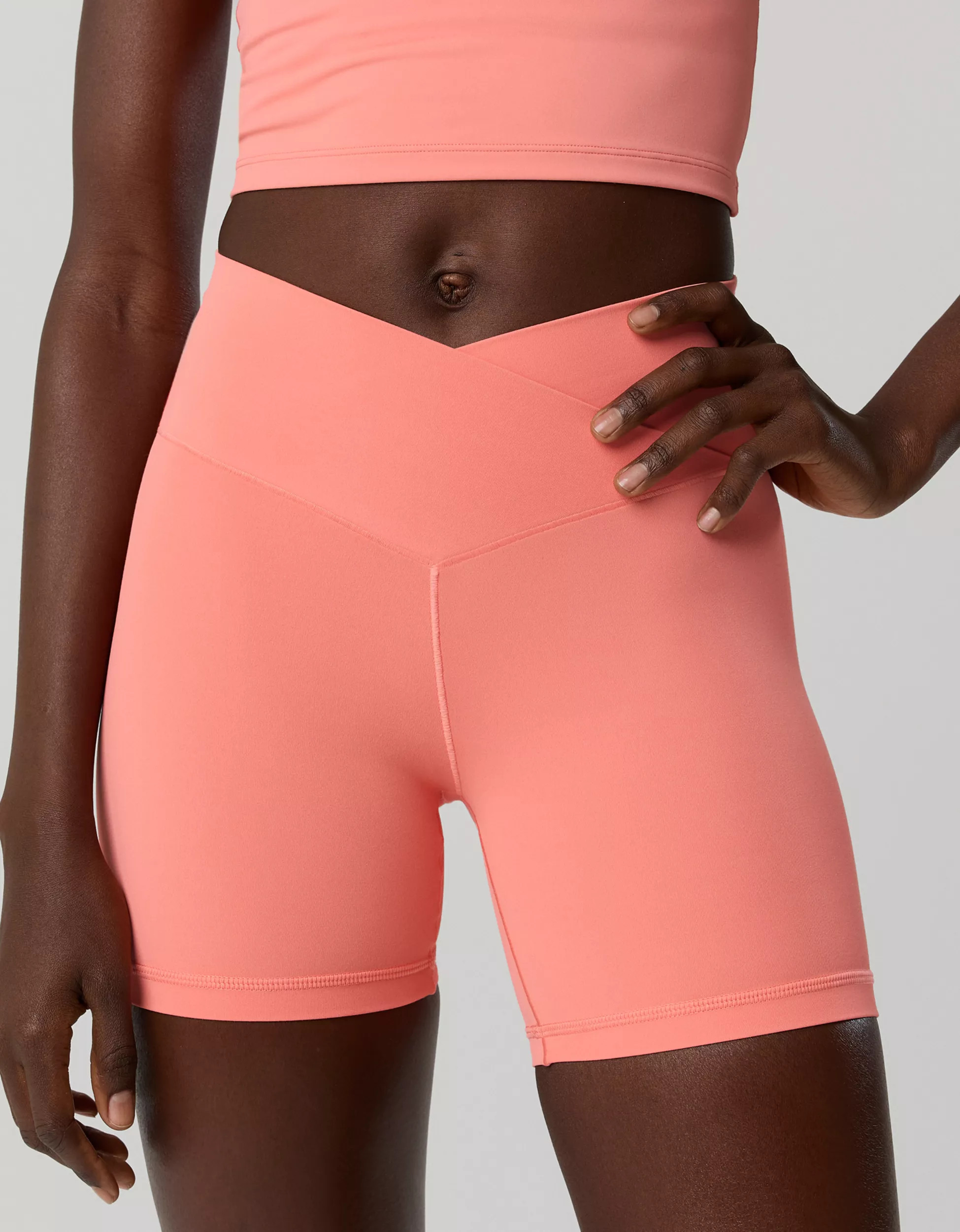 OFFLINE By Aerie Real Me Crossover High Waisted 5" Bike Short | Aerie