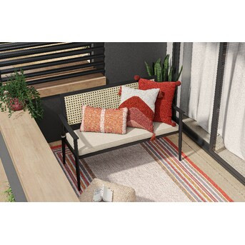 Origin 21 Geometric Multi Square Throw Pillow | Lowe's