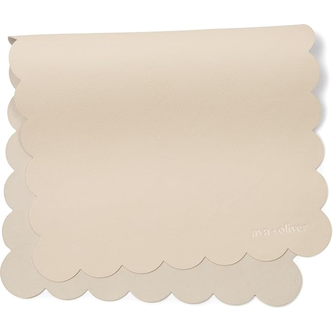 Vegan Leather Baby Changing Mat (16 X 30 in) - Multipurpose Wipeable and Portable Diaper Mat - Fo... | Amazon (US)