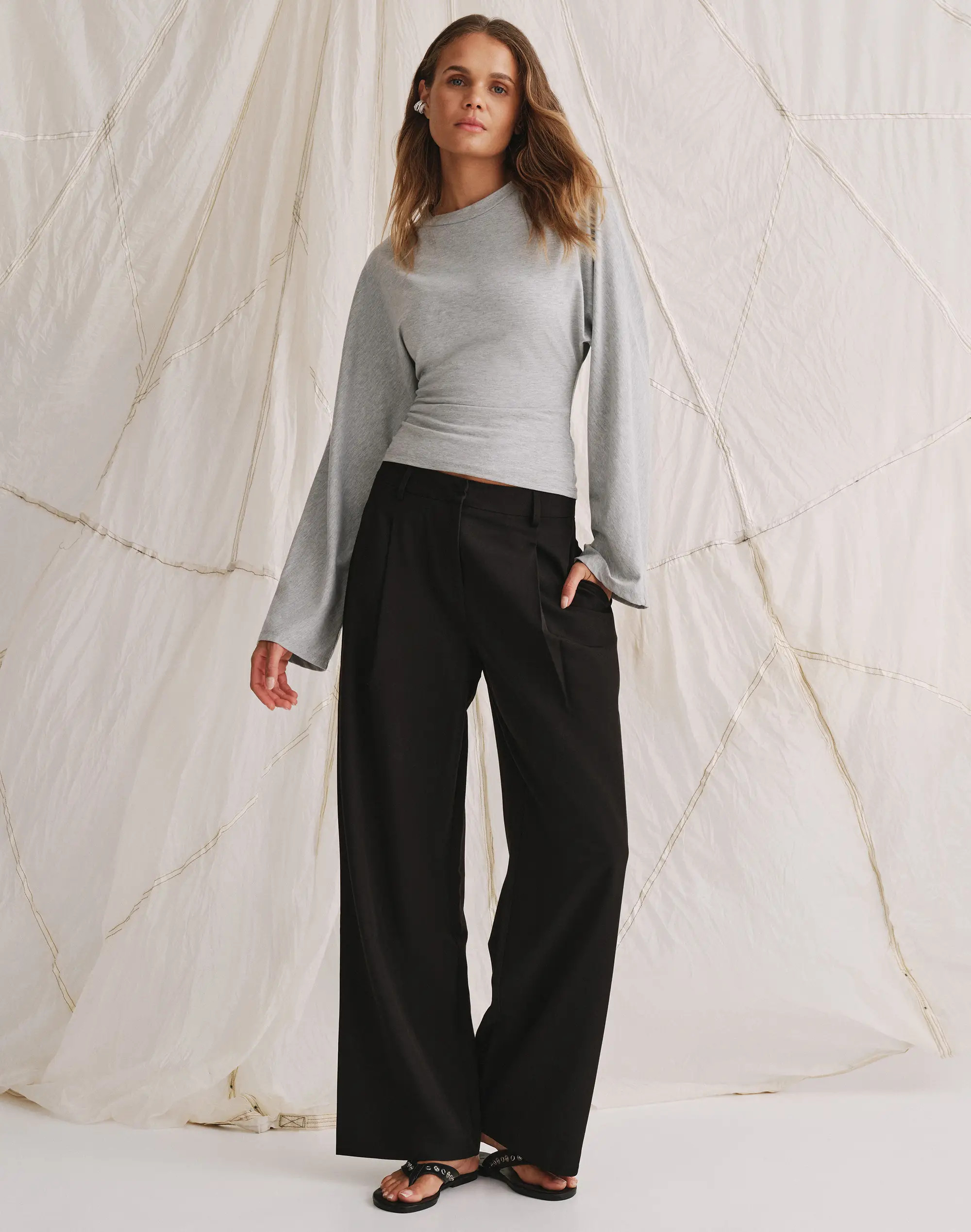 Cinched Longsleeve Top | Glassons (Australia)