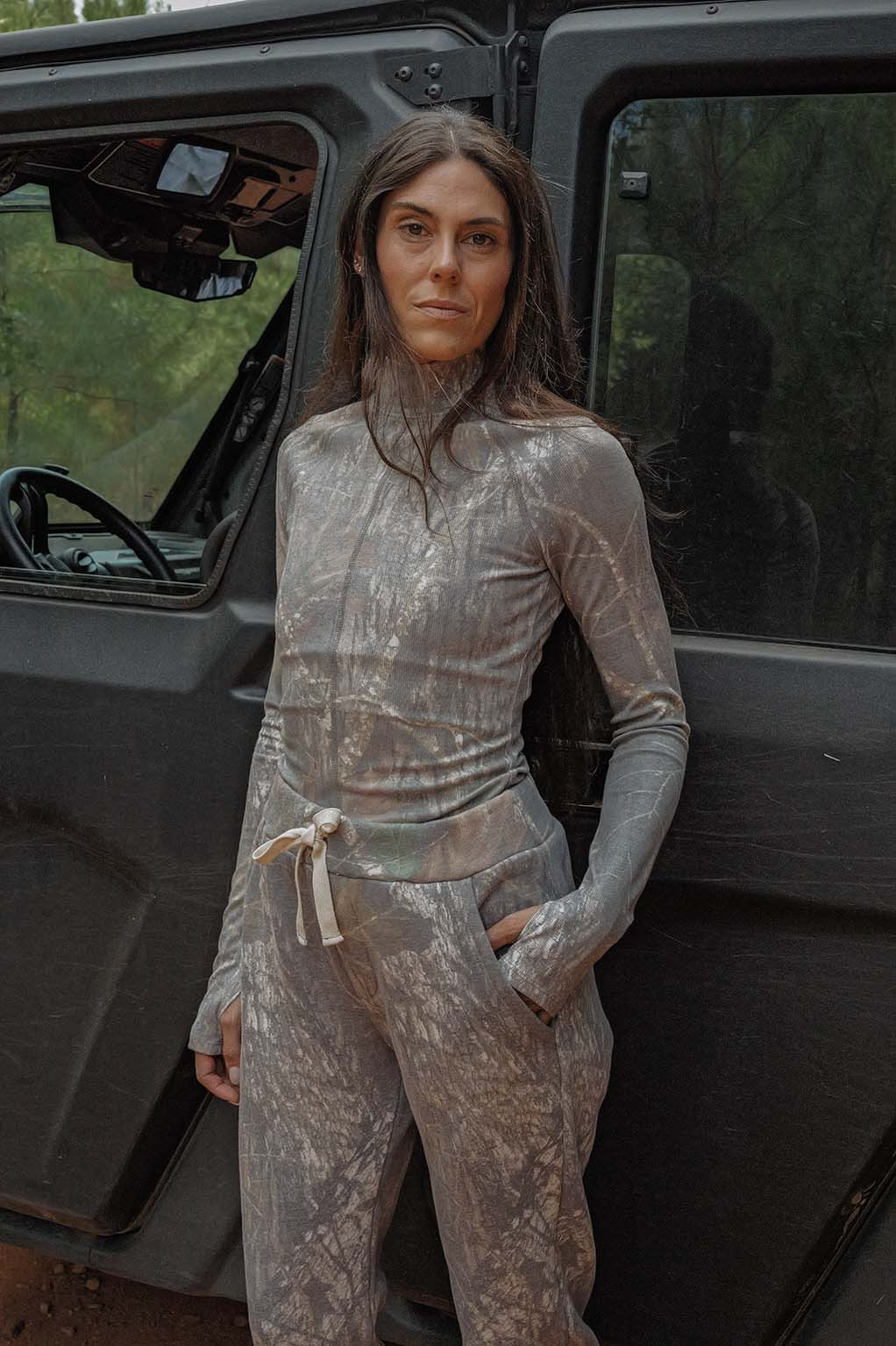 Ribbed Mock Neck - Break Up® | Tribe Kelley