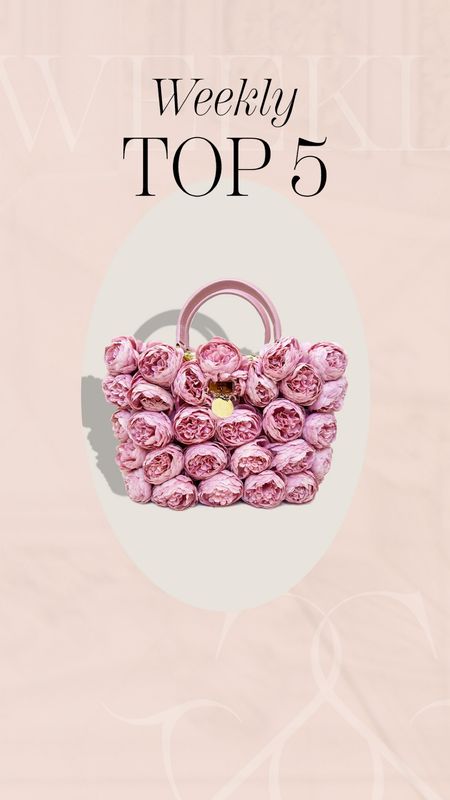 Weekly top 5
Floral bag
Summer bag
Summer florals
Pink bag 
Rose tote

#LTKitbag #LTKunder100 #LTKFind