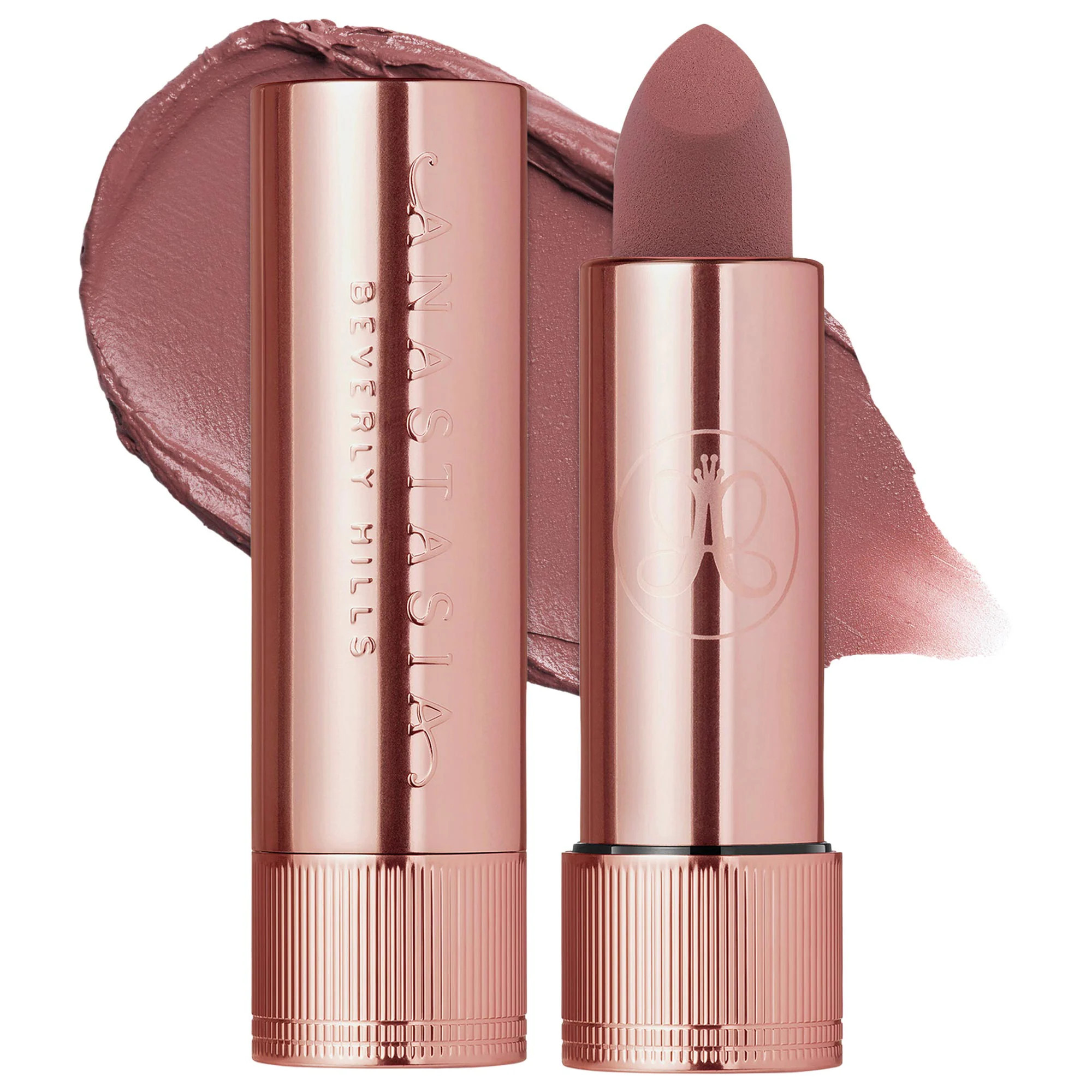 Anastasia Beverly Hills Full-Pigment Matte & Satin Velvet Lipstick Mauve Cloud 0.10 oz/3 g | Sephora (US)