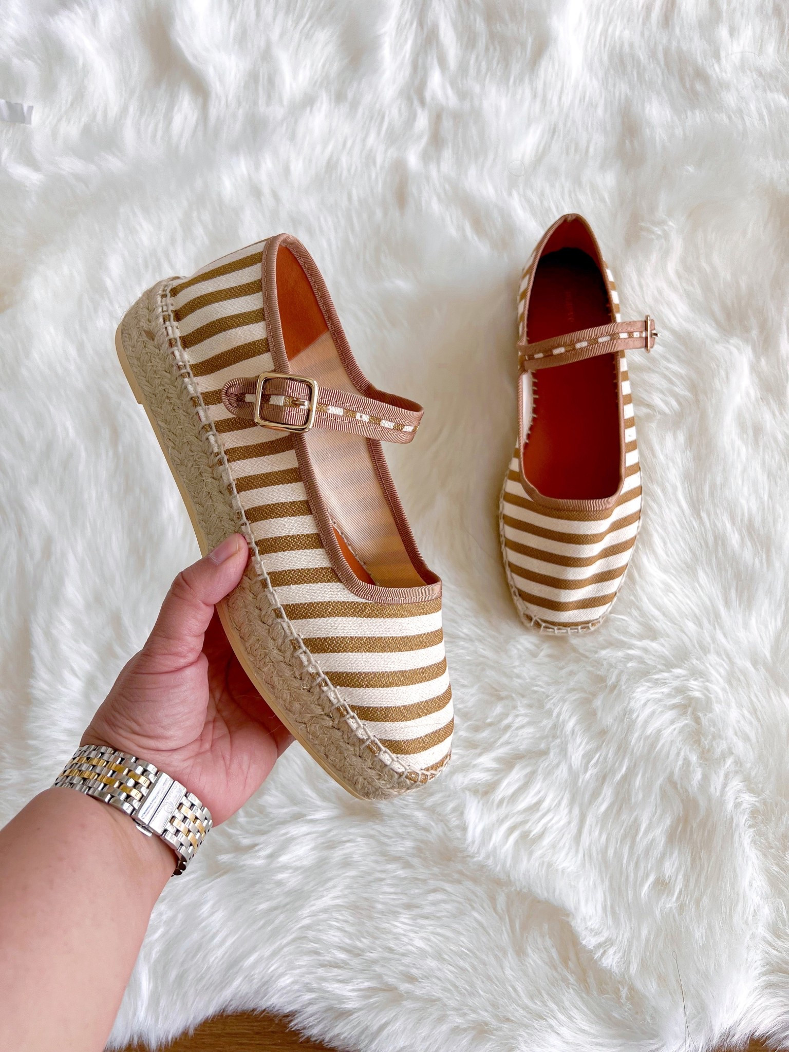 The cutest shoes for summer! These espadrilles are adorable and perfect for casual spring and summer outfits, vacation outfits beach and resort wear 2026! I normally wear a 7.5 or 8 in shoes and got these in a 39 (they run a little small). This color combo is not currently available but there are lots of others that are just as cute and will look great with jeans, shorts, pants and dresses. 

#LTKOver40 #LTKSeasonal #LTKTravel