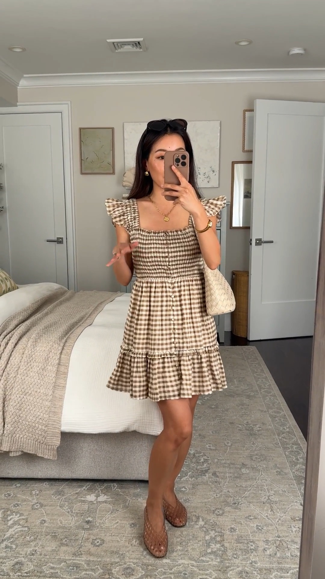 JEAN20 for 20% off $100+ at Anthro this weekend! • Peregrine 100% linen mini dress XXS petite, TTS
• Dolce Vita jelly flats in Mocha size 5, size down if between sizes
• Woven shoulder bag with liner
• Madewell sunglasses

Petite friendly summer dress, casual summer outfit ideas, mom style

#LTKPetite #LTKSeasonal #LTKmomlife