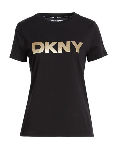 Dkny Woman T-shirt Black Size M Cotton, Modal | YOOX (US)