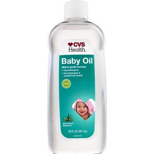 CVS Health Baby Oil With Aloe Vera And Vitamin E, 20 OZ | CVS