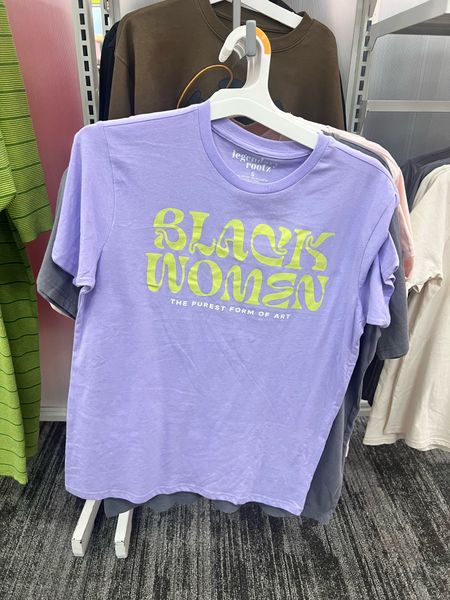 Black women are the purest form of art t-shirt from the black history collection at Target 