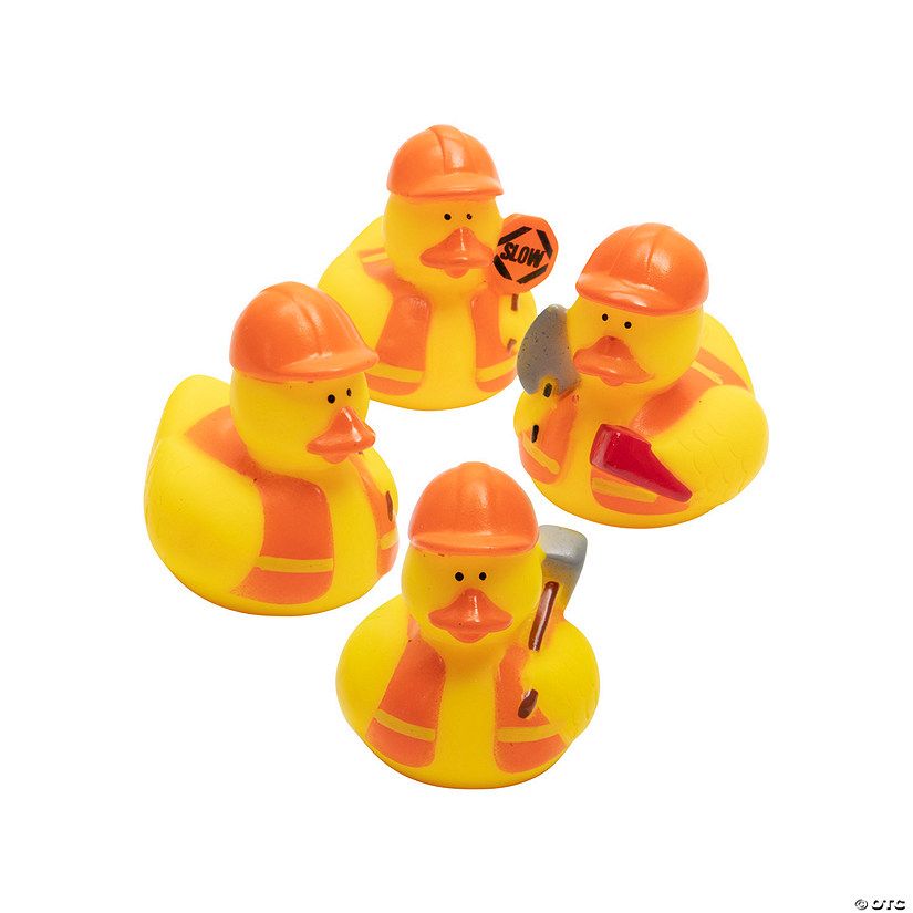 Construction Rubber Ducks - 12 Pc. | Oriental Trading Company