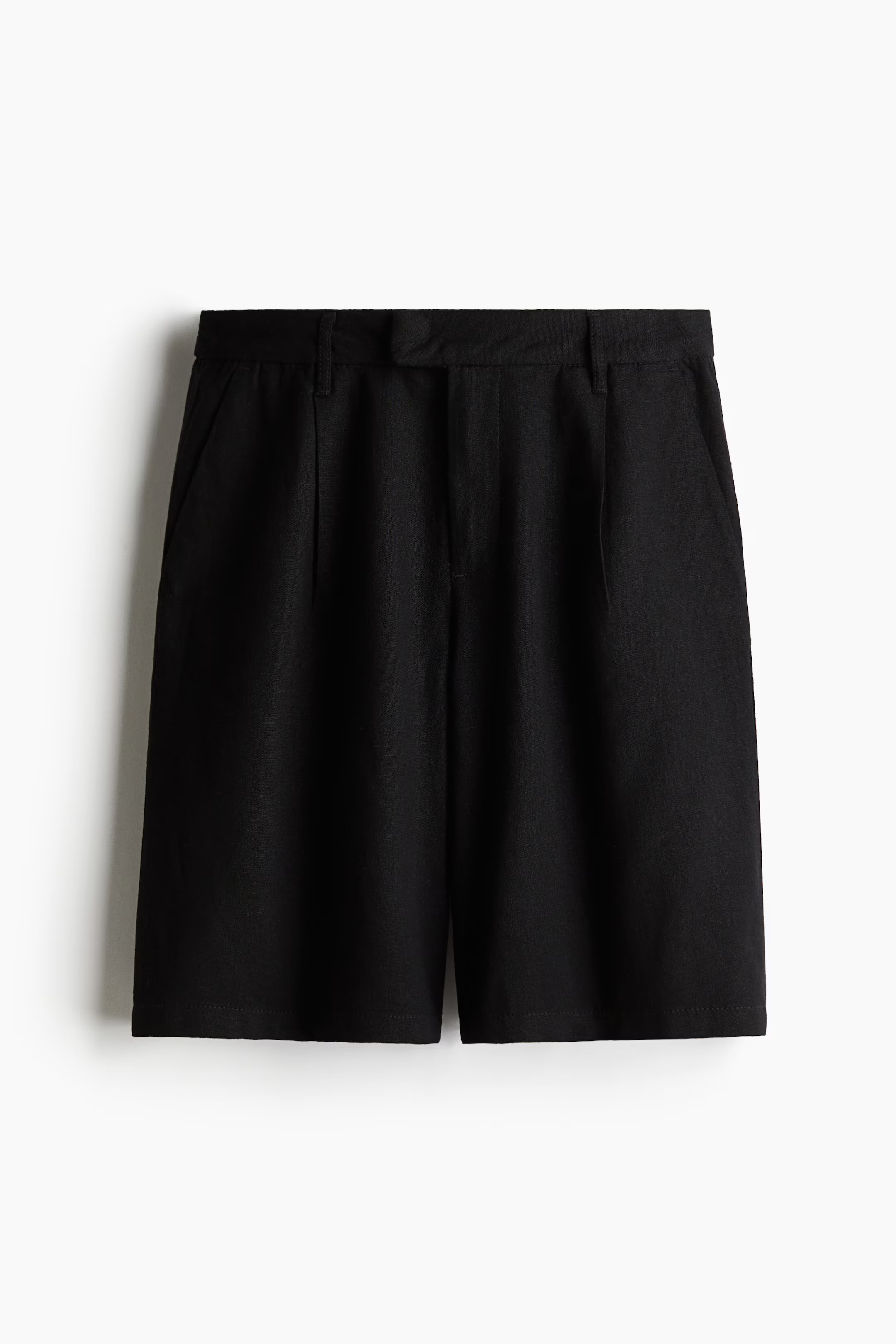 Knee-length linen-blend shorts | H&M (UK, MY, IN, SG, PH, TW, HK)