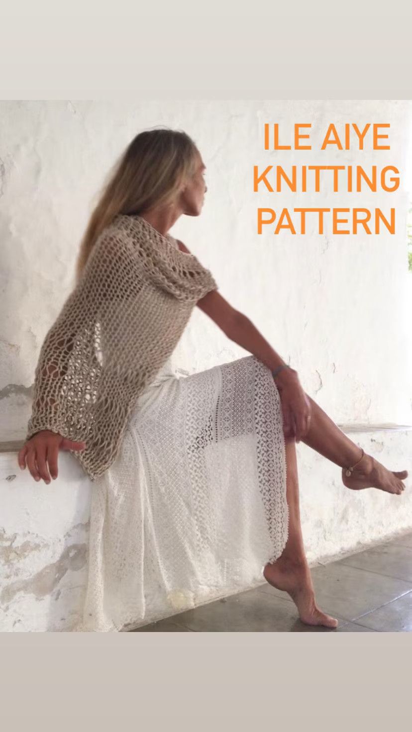 Bolero KNITTING PATTERN - easy - kimono sleeve loose knit bolero shrug, women’s fashion knittin... | Etsy (US)