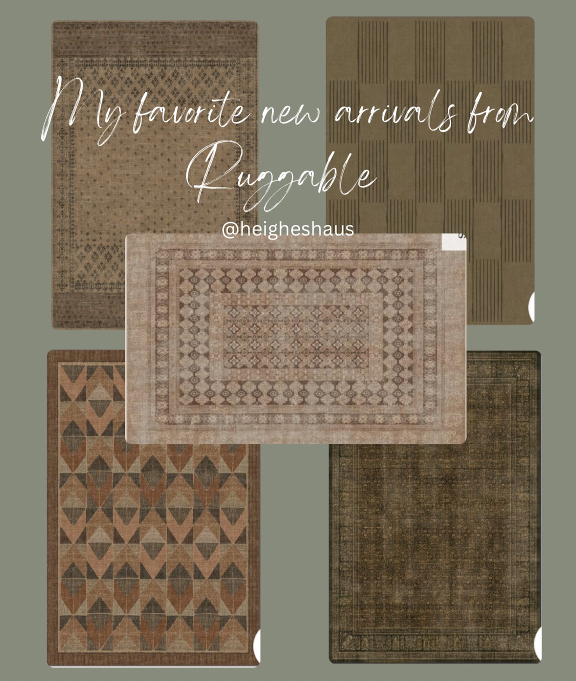 My favorite new rugs from Ruggable!!! I may or may not be getting one of these as a runner for the kitchen 🤪 #ruggable #rugs


#LTKstyletip #LTKhome #LTKMostLoved