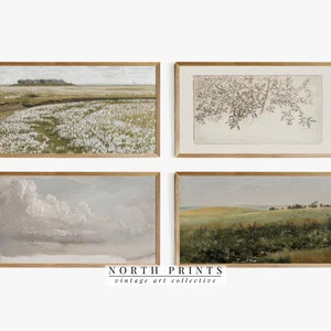 Samsung Frame TV Art SET | Spring Vintage Landscape Paintings DIGITAL Download #TVS9 | Etsy (US)