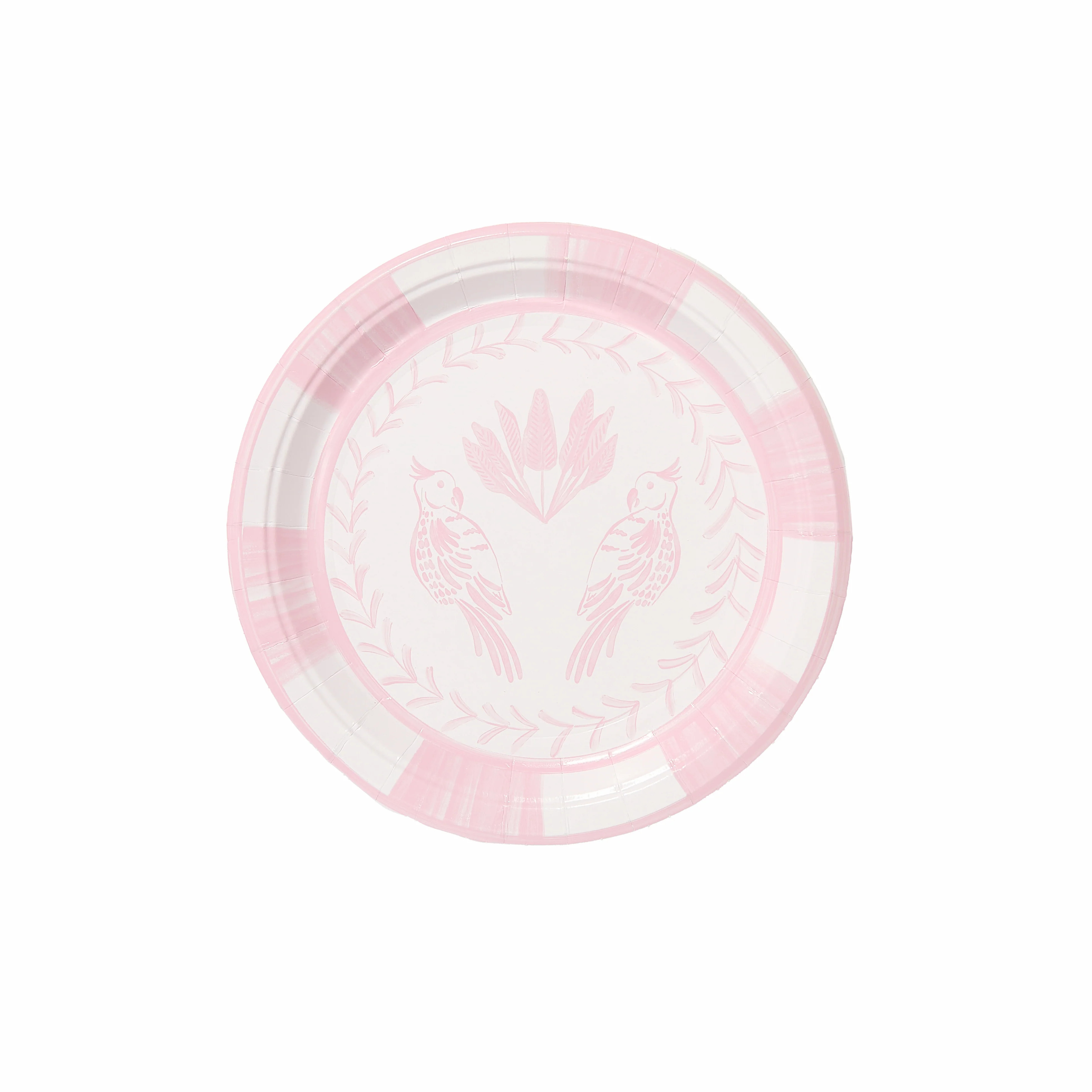 Blush and Ballet Josephine Lovebirds Dessert Plates - 8 pack | Pavilion Paper