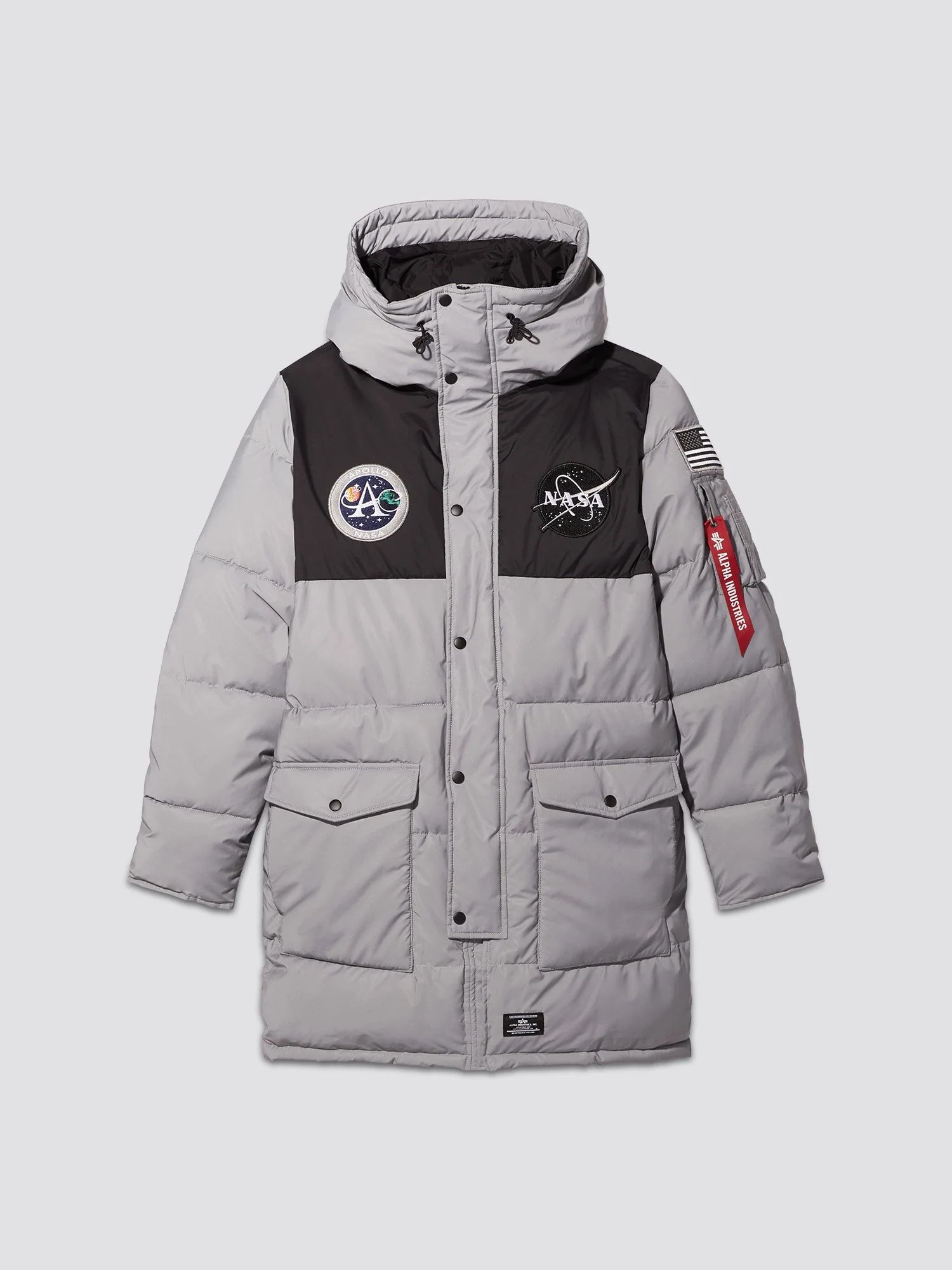 MAN ON THE MOON N-3B REFLECTIVE QUILTED PARKA | Alpha Industries Inc
