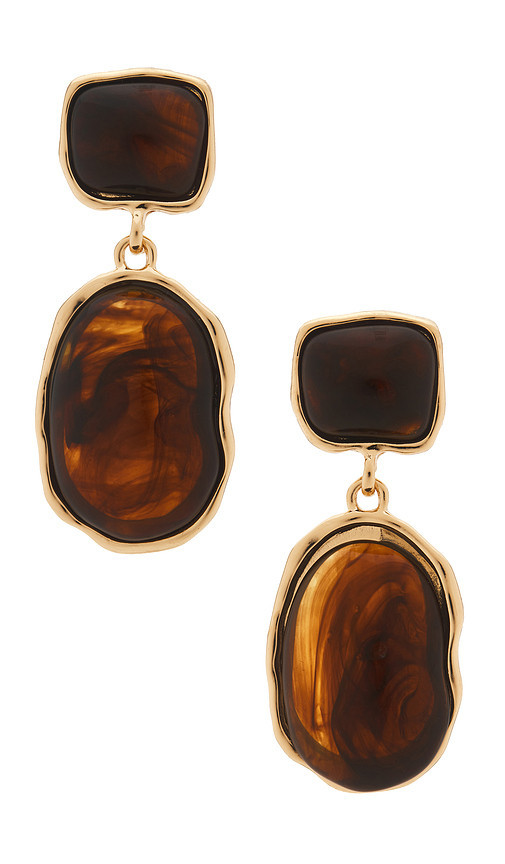 Lovers and Friends Zuri Earrings in Brown. | Revolve Clothing (Global)