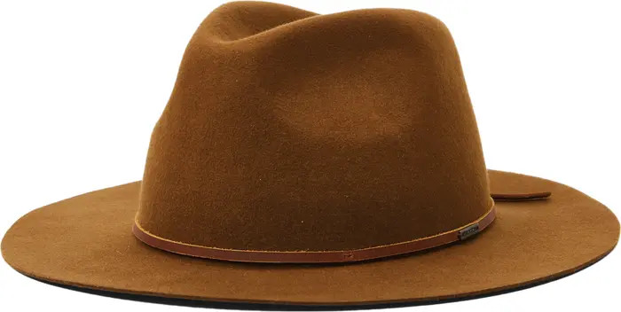 Brixton Wesley Packable Felted Wool Fedora | Nordstrom | Nordstrom