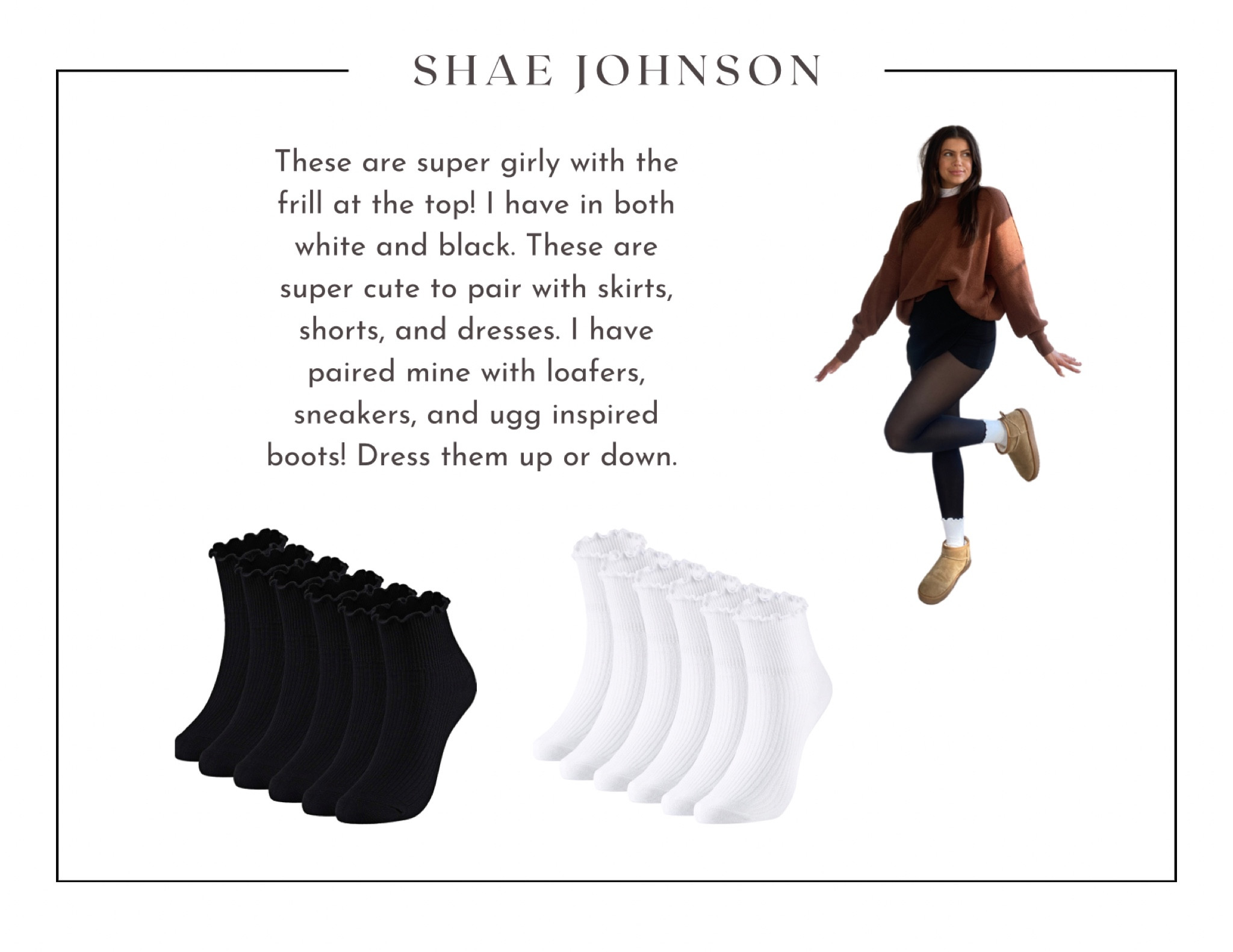 Socks to elevate your next outfit!

#LTKshoecrush #LTKstyletip #LTKsalealert