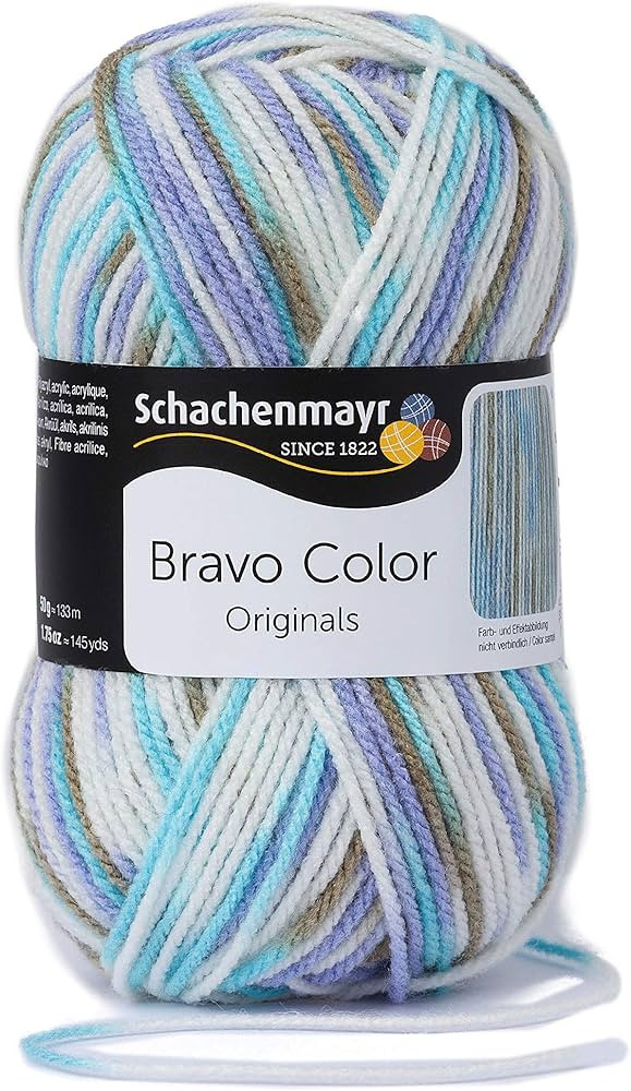 Schachenmayr Bravo Color Hand Knitting Yarn 50 g Breeze | Amazon (DE)