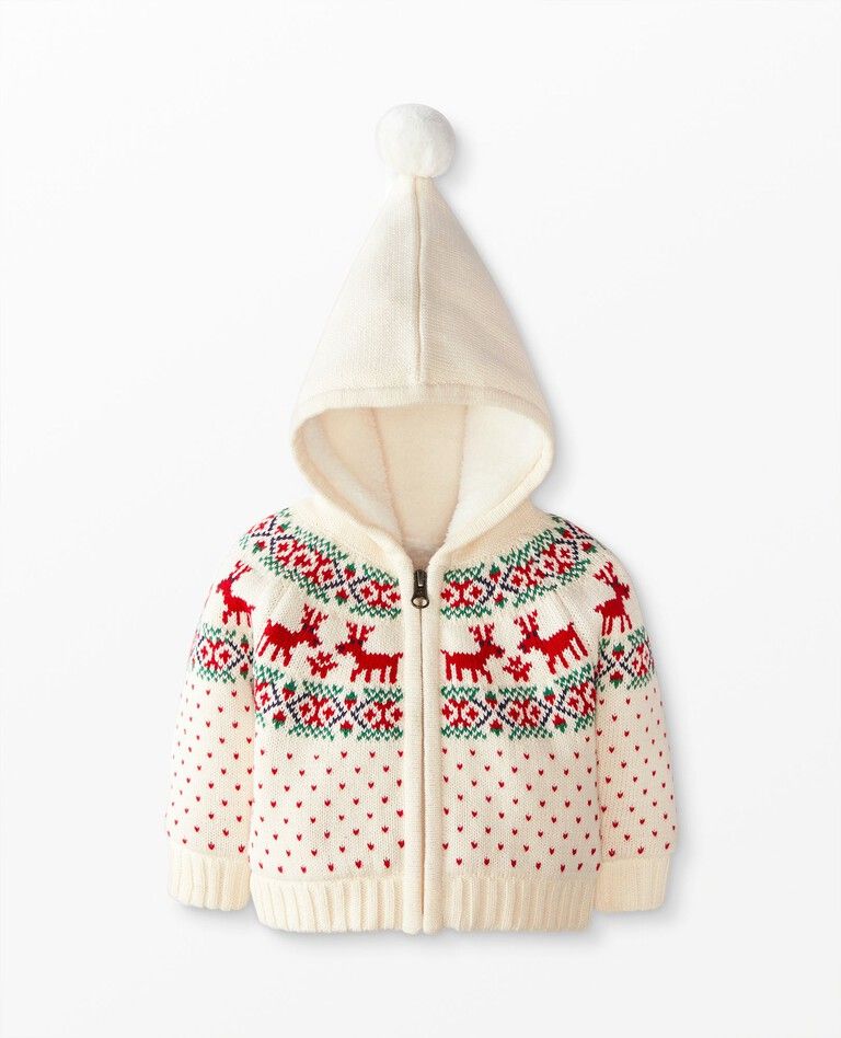 Baby Gnome Sweet Gnome Sweater Jacket | Hanna Andersson