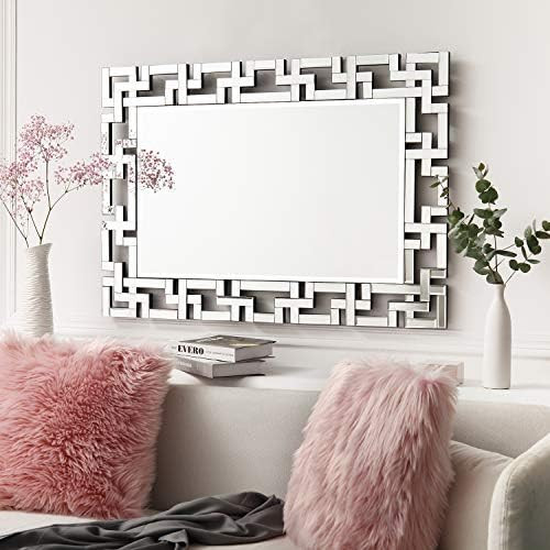 Art Decorative Wall Mirrors Large Grecian Venetian Mirror for Hotel Home Vanity Sliver Mirror (27... | Amazon (US)