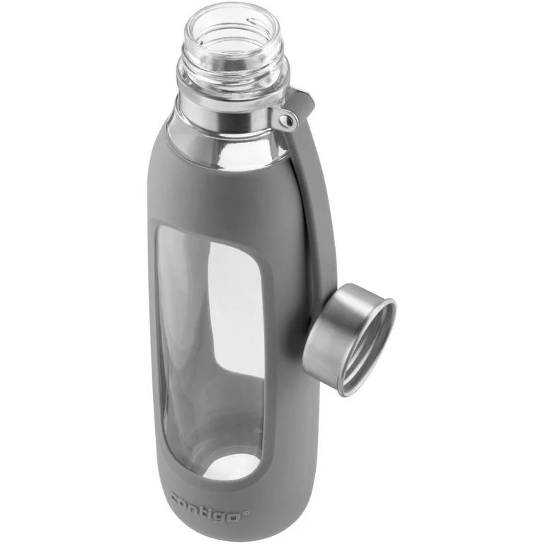Contigo 20 oz Purity Glass Bottle with Loop, Gray | Walmart (US)