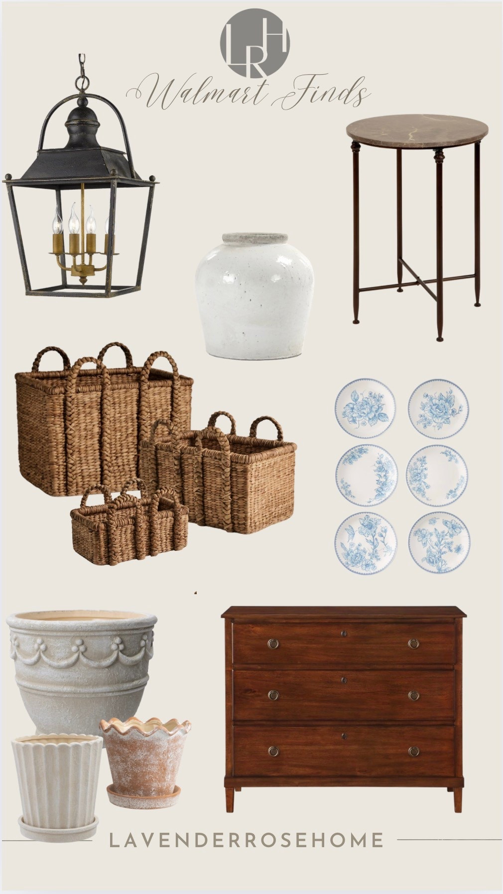 Beautiful, livable finds from Walmart - pieces I’d genuinely use in my own home.

Woven Baskets. Storage Baskets. Baskets with Handles. Vase. Ceiling Pendant. Accent Table. Blue & White. Planter. Terracotta. Vintage Inspired. Chest of Drawers. Classic Home. Walmart Finds. Lavender Rose Home. Classic + Collected Home. 

#LTKHome #LTKFindsUnder50 #LTKFindsUnder100