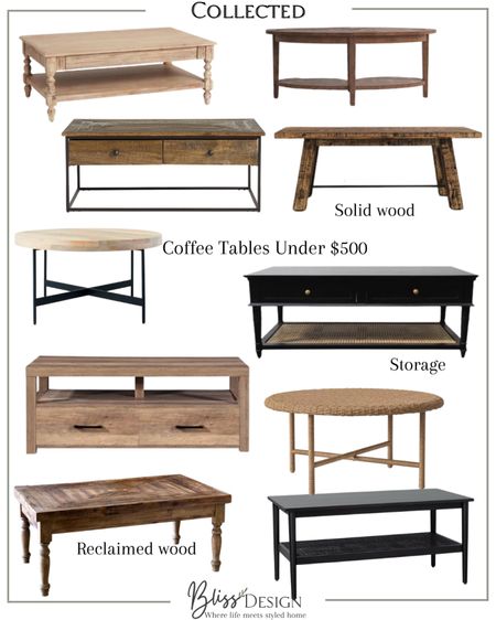 Amazon if Coffee tables all under $500! Rounding up the best!

Coffee table, reclaimed wood, solid wood, mixed metal and wood, table, affordable, round coffee table, storages coffee table, caning 

#LTKstyletip #LTKFind #LTKhome