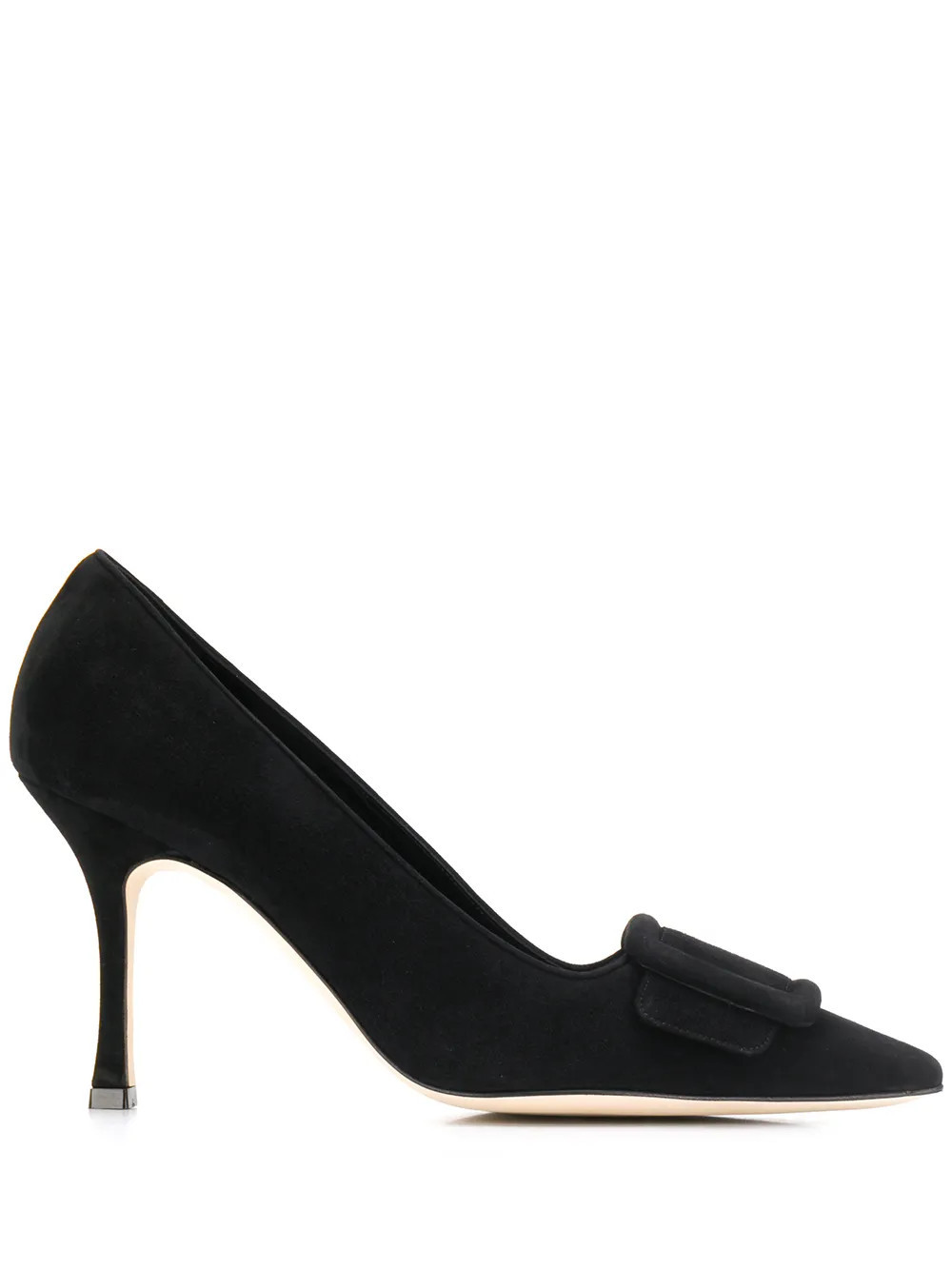 Manolo Blahnik suede pumps - Black | Farfetch Global