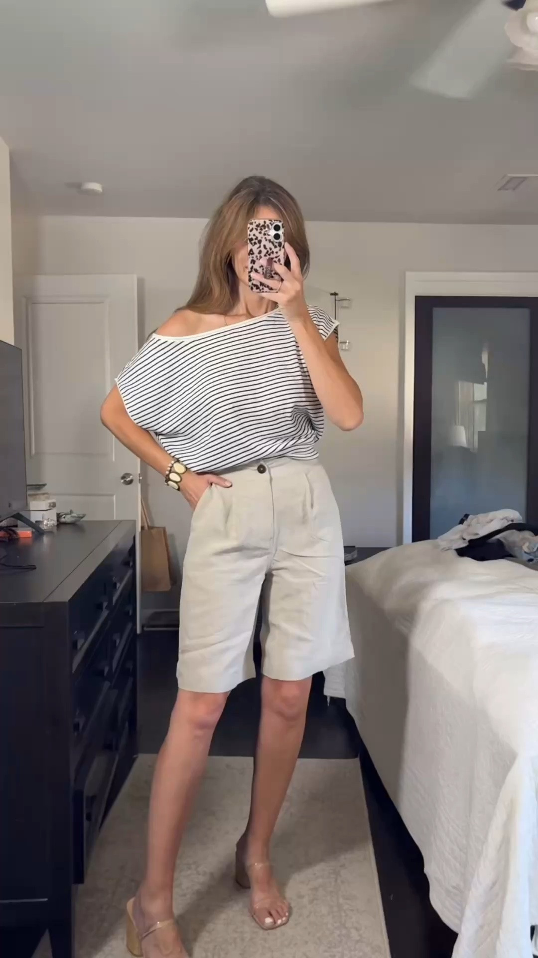 Target Bermuda shorts! Restocked in this color and also available in navy. So chic and and affordable way to get this trend without overspending! 
The run big. I’m wearing an xs

Bermuda shorts. Workwear. Summer style

#LTKootd #LTKWorkwear #LTKgrwm