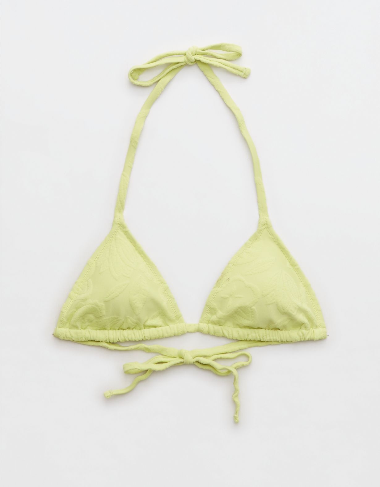 Aerie Terry String Triangle Bikini Top | American Eagle Outfitters (US & CA)
