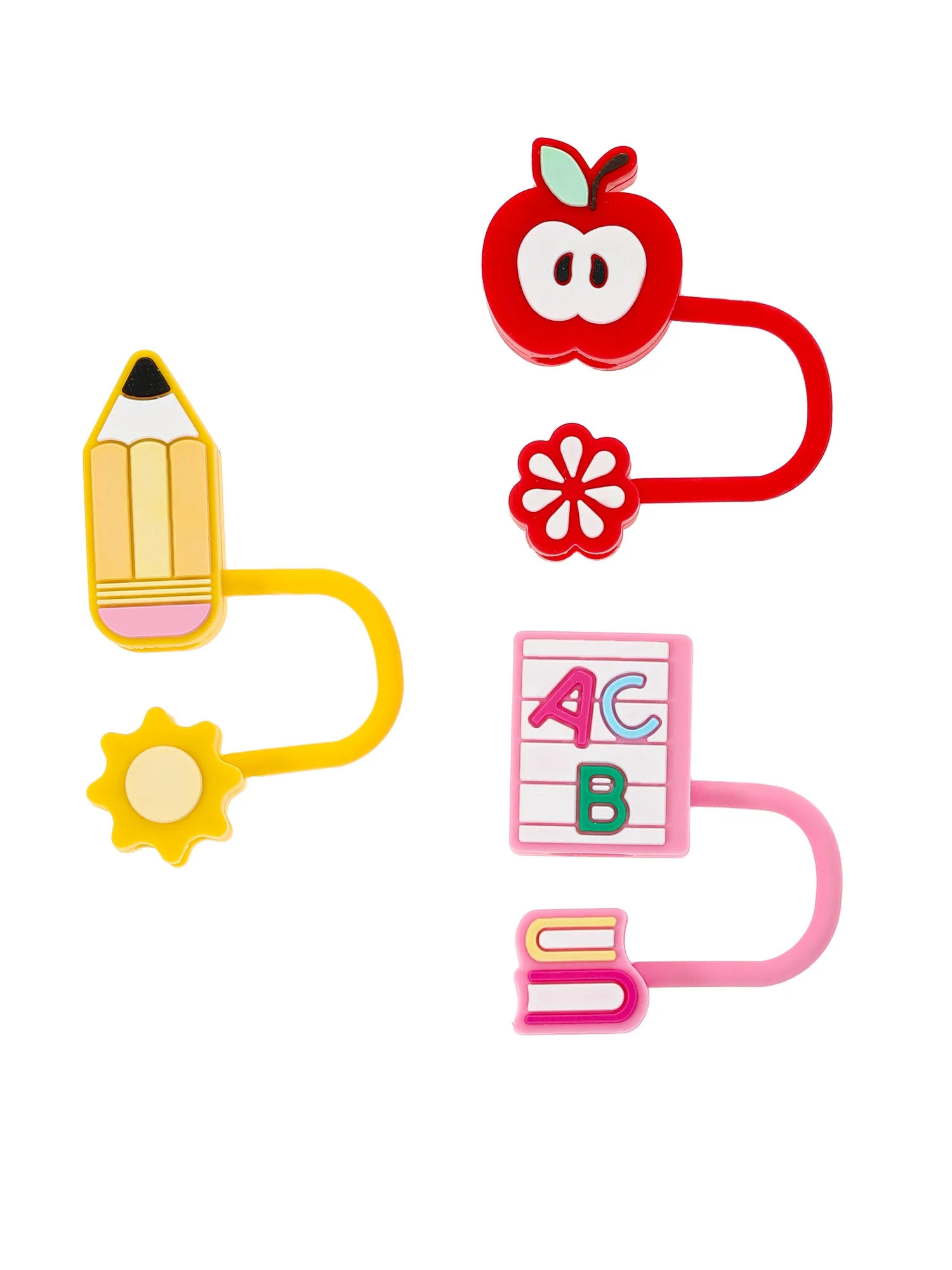 Packed Party ABCs Straw Topper Set, 3 Piece | Walmart (US)