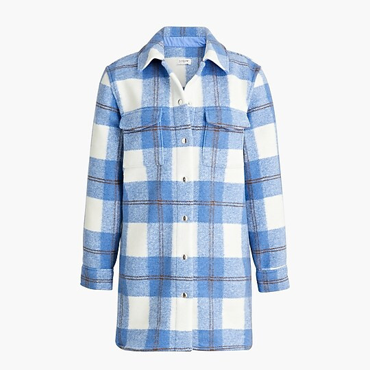 Longline shirt-jacket | J.Crew Factory