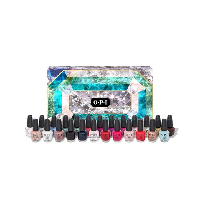 OPI Gift Set, Nail Lacquer Mini 25 pc Advent Calendar, Jewel Be Bold Holiday '22 Collection | Amazon (US)