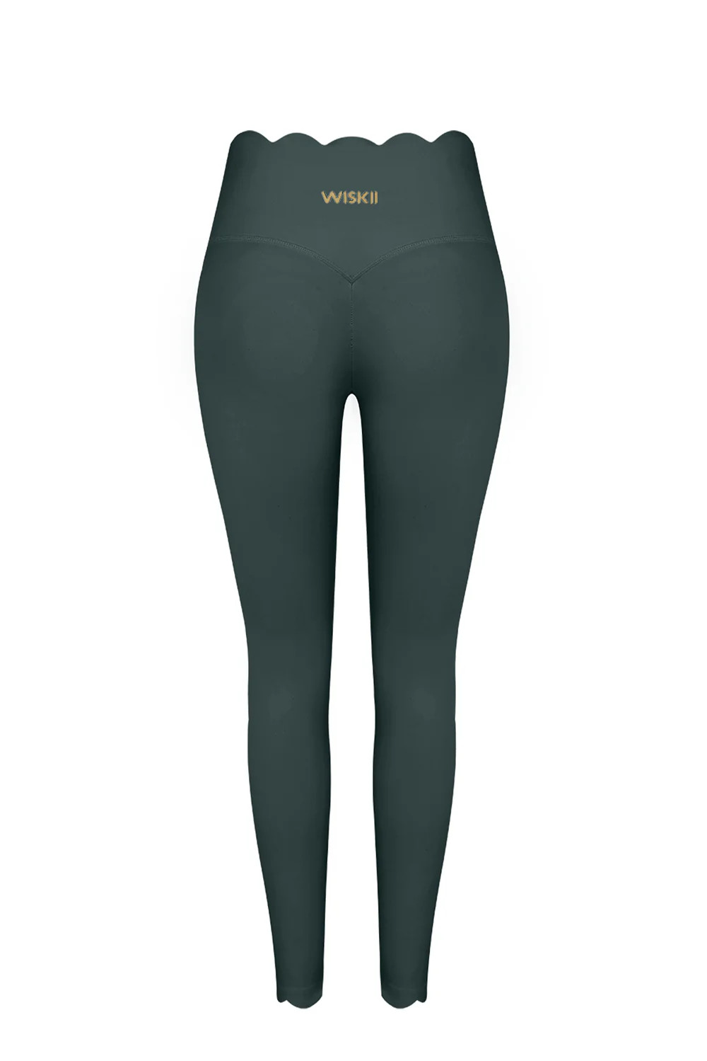 High-Waist Scallop Scrunch Legging | WISKIIACTIVE