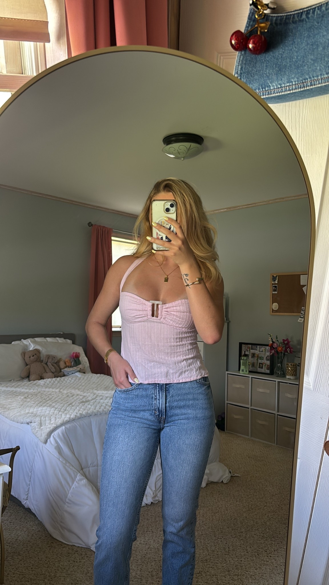 Spring outfit inspo, halter top outfit🩷

#LTKSaleAlert #LTKSeasonal #LTKFindsUnder50